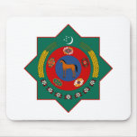 Manteau du Turkménistan des bras Tapis De Souris