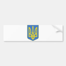 Manteau officiel de l'Ukraine de symbole d'héraldi Autocollant Pour Voiture