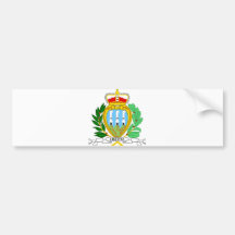 Manteau officiel du Saint-Marin de symbole d'héral Autocollant Pour Voiture