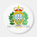 Manteau officiel du Saint-Marin de symbole d'héral Aimants