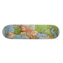 Map_of_Europe, _1923 Skateboards Personnalisés