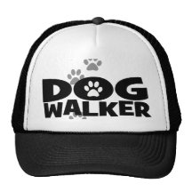Marcheur de chien promotionnel casquettes