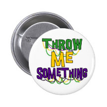 Mardi gras badge avec épingle