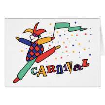 Mardi gras cartes de vœux