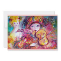 Mardi gras d'ARLECCHINO ET de COLOMBINA /Venetian