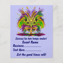 Mardi Gras Koningin 4.5 de Nota's van het Uitzicht Fullcolor Folder