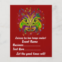 Mardi Gras Koningin Style 3 de Nota's Plse van het Persoonlijke Folder