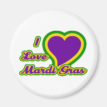 Mardi gras magnets pour réfrigérateur