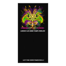 Mardi-Gras-masker-de-koningin-v-4 Fotokaart Sjabloon