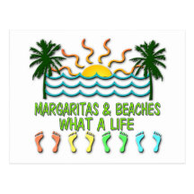 Margaritas & Stranden Wens Kaarten