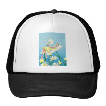 Marguerite des prés casquette de camionneur