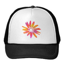 Marguerite psychédélique casquettes