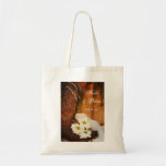 Marguerites blanches et sac fourre-tout à mariage 