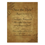Mariage antique vintage de remous de Teastain Cartes Postales