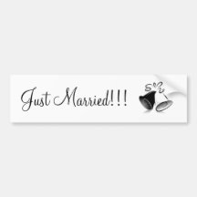 Mariage Bells Adhésif Pour Voiture