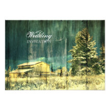 mariage campagnard occidental d'hiver de fibre de  bristol