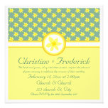 Mariage de jonquille, 5,25"" invitation x5.25