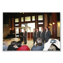 MARIAGE DE KAYE-HOLDEN : MARIÉ ET HUISSIERS TIRAGES PHOTO