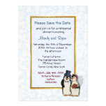 Mariage de pingouin - invitation de dîner de répét