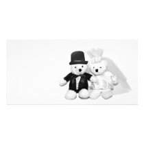 Mariage d'ours de nounours photocartes