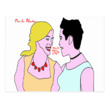 MARIAGE F.png Carte Postale