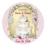 Mariage floral de gâteau