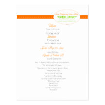 mariage program-1, wp-4 cartes postales