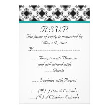 mariage, r.s.v.p., sarcelle d'hiver, noir, fantais invitations