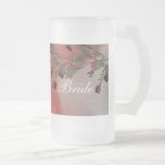 Mariage rose tropical tasse