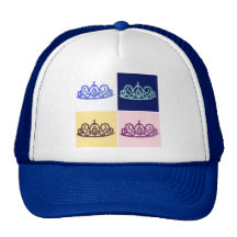Mariage royal/diadèmes casquettes de camionneur