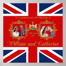 Mariage royal - William et Kate Posters
