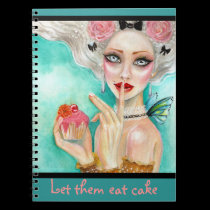 Marie Antoinette Cupcake Koningin Notebook notitieboekjes