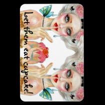 Marie Antoinette Cupcake Koningin premium magneten