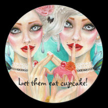 Marie Antoinette Cupcake Koningin Stickers stickers