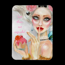 Marie Antoinette Cupcake Koningin premium magneten