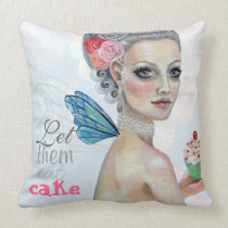 Marie Antoinette Fairy Let hen eet cake kussens