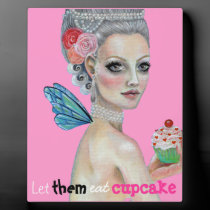 Marie Antoinette Fairy Let hen eet cupcake plaques