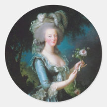 Marie-Antoinette met nam met Elisabeth Lebrun toe Sticker