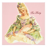 Marie Antoinette met Ventilator Custom Uitnodging
