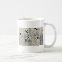 Marionnettes d'ombre par Nishikawa, Sukenobu Ukiyo Mugs À Café