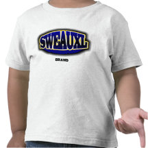 Marque de Sweauxl pour des enfants bleus T-shirt