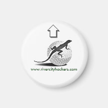 Marqueur de boule de golf de Lizzzard Aimant Pour Réfrigérateur