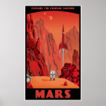 Mars : grande version poster