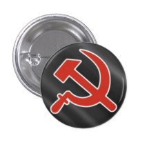 Marteau et faucille badge