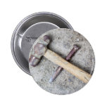 Marteau sale et burin badge