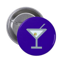 Martini cocktail pin's