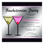 Martini roses et sales invitation personnalisable