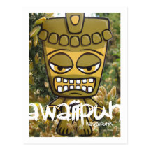 Mascotte de Tiki Carte Postale