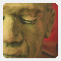 Masque de Frankenstein Autocollants Carrés