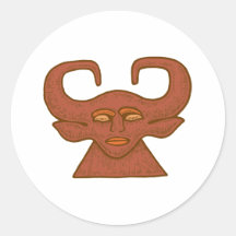 Masque de taureau bull masques autocollants